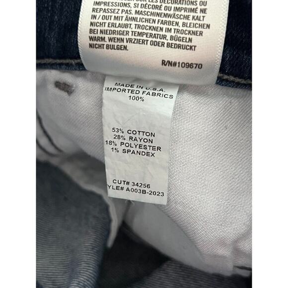 AGolde Jeans Womens Size 28 Sophie Ankle Skinny Blue Stretch - Picture 9 of 11